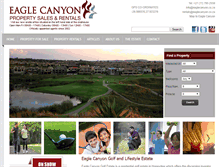 Tablet Screenshot of eaglecanyon.co.za